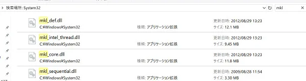 Windows環境のAnacondaで序数やらmklがどうたらでエラーが出た時