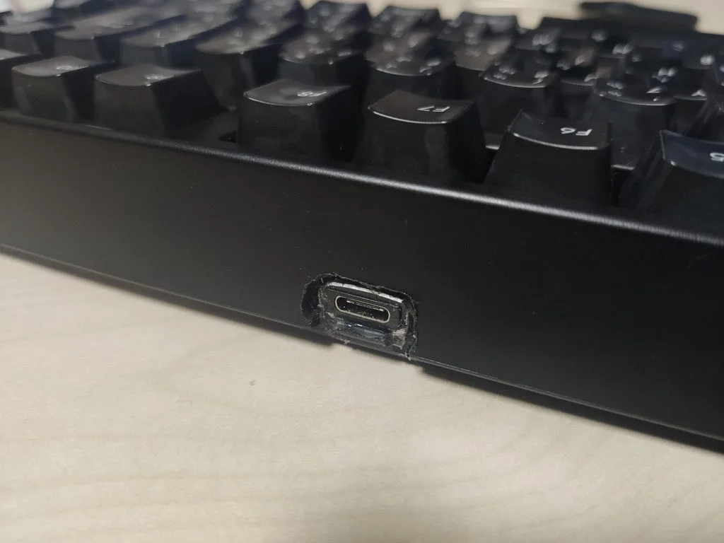 古いメカニカルキーボードをType-C化する