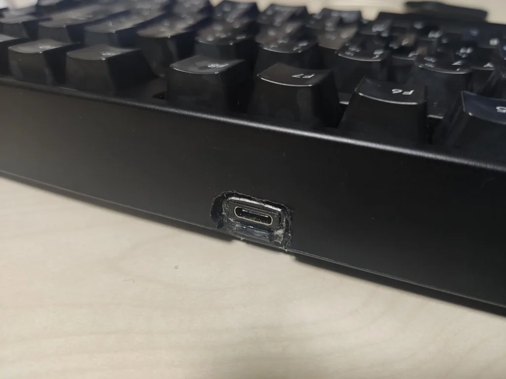 古いメカニカルキーボードをType-C化する