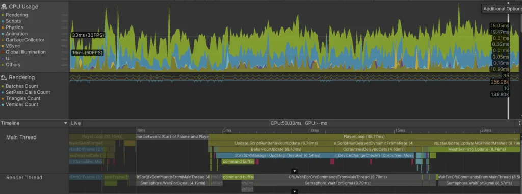 UnityのFPSが落ちる問題の対策（描画周り）